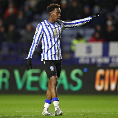 Sheffield 'li Jamal Lowe, Çarşamba günü Sheffield Çarşamba günü Sheffield, Sheffield, Sheffield, İngiltere' de Blackburn Rovers maçında 10 Aralık 2024