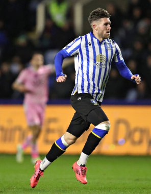 Sheffield 'den Josh Windass, Çarşamba günü Sheffield Çarşamba günü, Sheffield, Sheffield, İngiltere' de Blackburn Rovers 'a karşı 10 Aralık 2024