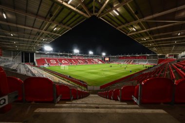St. Helens Stadyumu 'nun genel bir manzarası, Liverpool Kadınlar Ligi Kupası öncesinde - Grup Sahnesi - Grup A Liverpool Kadınları Everton Kadınlarına karşı St Helens Stadyumu, St Helens, İngiltere, 11 Aralık 2024