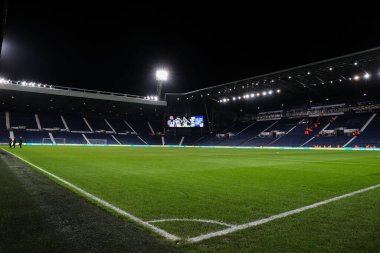 The Hawthorns, West Bromwich Albion 'un evi, West Bromwich Albion maçı öncesinde West Bromwich Albion, Coventry City' ye karşı The Hawthorns, West Bromwich, Birleşik Krallık, 11 Aralık 202