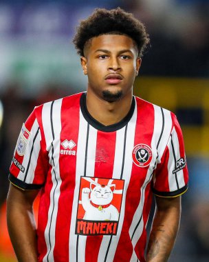 Sheffield United takımından Rhian Brewster, 11 Aralık 2024 'te Sheffield United' a karşı oynanan Gökyüzü İddia Şampiyonası maçından önce görülüyor.