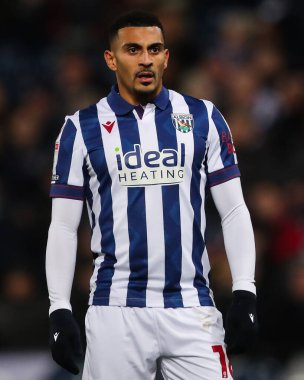 West Bromwich Albion 'dan Karlan Grant 11 Aralık 2024' te West Bromwich Albion, The Hawthorns, West Bromwich, İngiltere 'de Coventry City' ye karşı oynadığı maçta