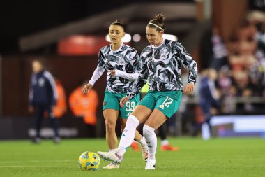 Newcastle 'dan Deanna Cooper bayanlar Lig Kupası - Grup Sahnesi - Grup A Manchester United Women vNewcastle United kadınlarına karşı Leigh Spor Köyü, Leigh, İngiltere, 11 Aralık 2024