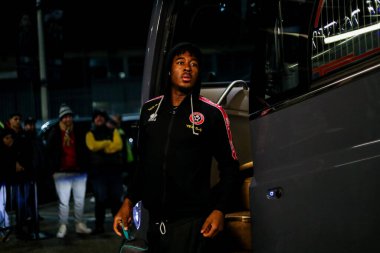 Sheffield United takımından Andre Brooks, 11 Aralık 2024 'te The Den, Londra' daki Millwall-Sheffield United maçından önce The Den 'e geldi.