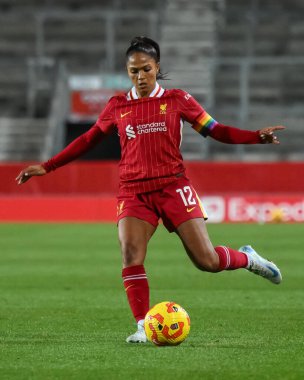 Liverpool 'dan Taylor Hinds, Liverpool Bayanlar Ligi Kupası - Grup Sahnesi - Grup A Liverpool Kadınları - St Helens Stadyumu, St Helens, İngiltere, 11 Aralık 2024