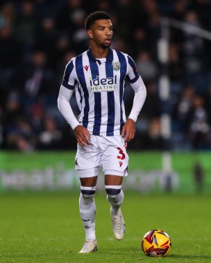 West Bromwich Albion 'dan Mason Holgate, 11 Aralık 2024' te West Bromwich Albion 'a karşı Coventry City, The Hawthorns, West Bromwich, İngiltere