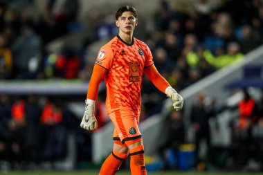 Sheffield United takımından Michael Cooper, 11 Aralık 2024 'te İngiltere' nin başkenti Londra 'da oynanan The Den' de Millwall-Sheffield United maçında izlemektedir.