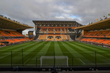 Wolverhampton Wanderers 'ın evi olan Molineux' nun genel kanalı, 14 Aralık 2024 'te İngiltere' nin Molineux kentinde oynanan Premier League karşılaşması öncesinde Wolverhampton Wanderers Ipswich Town 'a karşı.