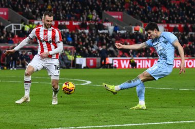 Cardiff City 'den Callum O' Dowda, Stoke City ile Cardiff City arasındaki 14 Aralık 2024 'te oynanan Bet365 Stadyumu' nda oynanan Gökyüzü İddia Şampiyonası maçında gol atıyordu.