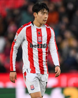 Stoke City 'den Bae Jun-Ho, Stoke City - Cardiff City maçında 14 Aralık 2024' te Bet365 Stadyumu, Stoke-on-Trent 'te karşı karşıya geldi.