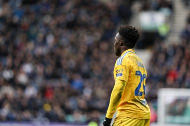 Leeds United 'dan Daniel James Sky Bet Şampiyonası maçında Preston North End, Deepdale, Preston, İngiltere' de Leeds United 'a karşı, 14 Aralık 2024