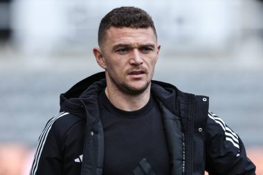 Newcastle United takımından Kieran Trippier, Premier League maçı sırasında St.James 's Park, Newcastle, 14 Aralık 2024' te St.James 's City' e geldi.