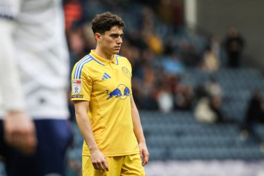 Leeds United 'dan Daniel James Sky Bet Şampiyonası maçında Preston North End, Deepdale, Preston, İngiltere' de Leeds United 'a karşı, 14 Aralık 2024