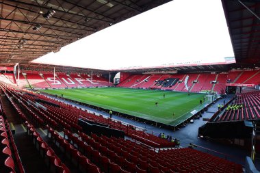 14 Aralık 2024 'te Bramall Lane, Sheffield United ve Plymouth Argyle arasında oynanan Sky Bet Şampiyonası öncesinde Bramall Lane' in genel bir görüntüsü.