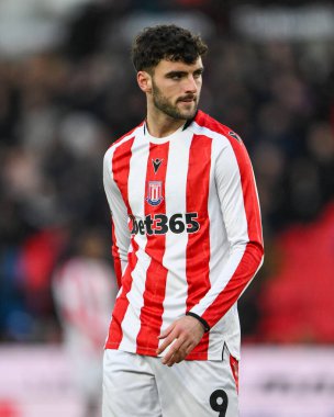 Stoke City 'den Thomas Cannon, Stoke City - Cardiff City maçında 14 Aralık 2024' te Bet365 Stadyumu, Stoke-on-Trent 'te karşı karşıya geldi.