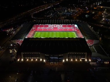 Bet365 Stadyumu, Stoke City, Stoke City 'nin Stoke City' e karşı Cardiff City maçı sonrasında 14 Aralık 2024 'te Stoke-on-Trent Stadyumu' nda görüldü.