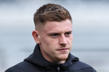 Newcastle United takımından Harvey Barnes, Premier League maçı sırasında St.James 's Park, Newcastle, İngiltere' de oynanan Newcastle United - Leicester City maçına geldi.