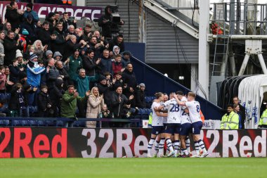 Preston North End, Preston North End - Leeds United maçında 14 Aralık 2024 'te oynanan Sky Bet Şampiyonası açılış golünü kutladı.