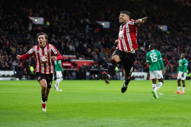 Sheffield United takımından Gustavo Hamer, 14 Aralık 2024 'te Bramall Lane, Sheffield, İngiltere' de oynanan Gökyüzü İddia Şampiyonası maçında 1-0 'lık galibiyetini kutluyor.