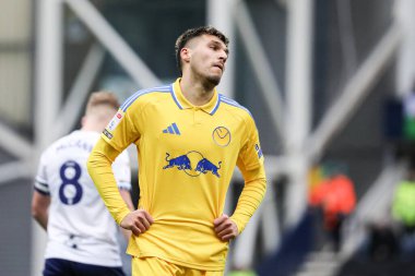 Jol Piroe of Leeds United after missed chance during the Sky Bet Championship match Preston North End vs Leeds United at Deepdale, Preston, United Kingdom, 14th December 2024 clipart