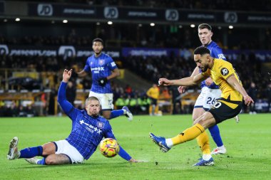Wolverhampton Wanderers takımından Matheus Cunha, 14 Aralık 2024 'te İngiltere' nin Molineux kentinde oynanan Premier League maçında Wolverhampton Wanderers - Ipswich Town maçında 1-1 berabere kaldı.