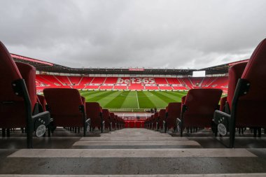 Stoke City, Stoke City 'deki Bet365 Stadyumu' nun genel görüntüsü, Stoke City 'nin Cardiff City' ye karşı oynadığı 14 Aralık 2024 'teki Stoke City maçı öncesinde.
