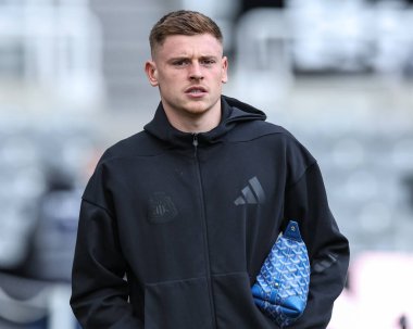 Newcastle United takımından Harvey Barnes, Premier League maçı sırasında St.James 's Park, Newcastle, İngiltere' de oynanan Newcastle United - Leicester City maçına geldi.
