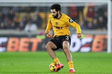 Wolverhampton Wanderers takımından Rayan At-Nouri, 14 Aralık 2024 tarihinde İngiltere 'nin Molineux kentinde oynanan Premier League karşılaşmasında Wolverhampton Wanderers Ipswich Town' a karşı.