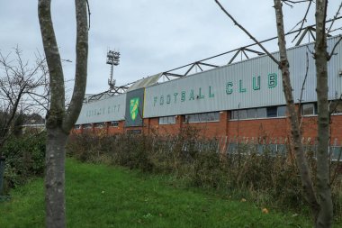 Carrow Yolu 'nun, 15 Aralık 2024' te Norwich City, Norwich Road, Norwich Road, İngiltere 'de Burnley' e karşı oynanan Sky Bet Şampiyonası öncesi genel bir görüntüsü.