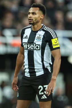 Newcastle United 'dan Jacob Murphy Premier League maçı sırasında Newcastle United ile Leicester City arasında St. James' s Park, Newcastle, İngiltere, 14 Aralık 2024