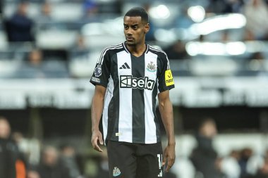 Newcastle United 'dan Alexander Isak Premier Lig maçı sırasında Newcastle United ile Leicester City arasındaki St. James' s Park, Newcastle, İngiltere, 14 Aralık 2024