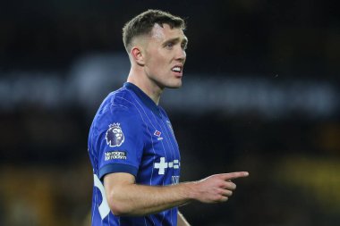 Ipswich Town 'dan Dara O' Shea Premier League maçı sırasında Wolverhampton Wanderers, Molineux, Wolverhampton, Birleşik Krallık 'ta Ipswich Town' a karşı 14 Aralık 2024