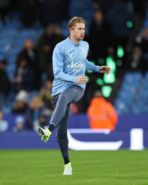 Manchester City - Manchester United Premier League maçında Kevin De Bruyne Etihad Stadyumu 'nda 15 Aralık 2024