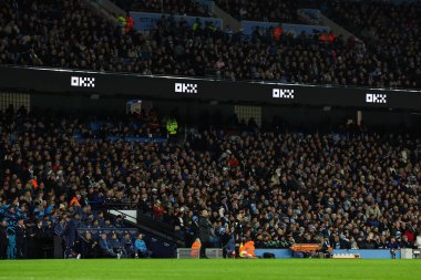 Premier Lig maçında OXK, Manchester United 'a karşı Etihad Stadyumu, Manchester Stadyumu' nda 15 Aralık 2024 'te oynanan Premier League maçında LED yönetim kurulunda yer aldı.