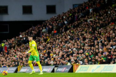 Norwich City 'den Borja Sainz, 15 Aralık 2024' te Norwich City, Norwich Road 'da Burnley' e karşı oynadığı Sky Bet Şampiyonası maçında topla koşuyor.