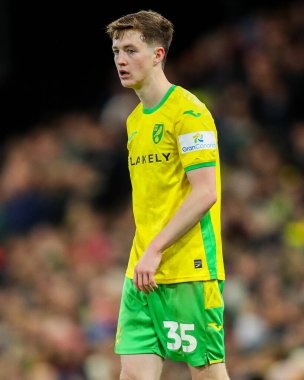 Norwich City 'den Kellen Fisher, 15 Aralık 2024' te Norwich City, Norwich Road 'da Burnley' e karşı oynanan Sky Bet Şampiyonası maçına bakıyor.