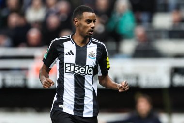 Newcastle United 'dan Alexander Isak, 18 Aralık 2024' te St. James 's Park, Newcastle' da Newcastle United 'a karşı oynanan Carabao Kupası Çeyreği finalinde