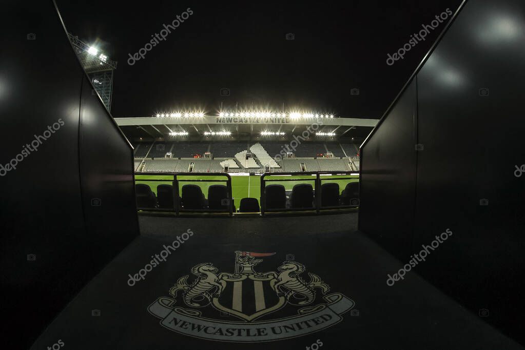 A general view of St James Park ahead of the Carabao Cup Quarter Final Newcastle United vs Brentford at St. James's Park, Newcastle, United Kingdom, 18th December 2024