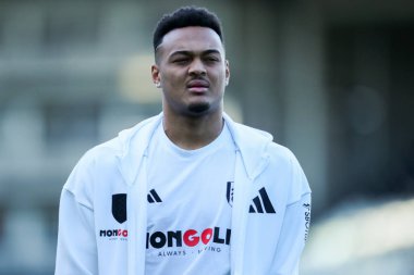 Fulham 'dan Rodrigo Muniz, Premier League maçından önce Craven Cottage' a geldi. Fulham, Southampton 'a karşı. Londra Craven Cottage, 22 Aralık 2024