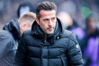 Fulham 'dan Marco Silva, 22 Aralık 2024' te Craven Cottage, Londra, İngiltere 'de oynanan Premier League maçından önce sahaya çıktı.