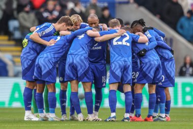 Leicester Premier Lig maçından önce Leicester City, Wolverhampton Wanderers 'a karşı King Power Stadyumu, Leicester, Birleşik Krallık 22 Aralık 2024' te oynanan maçta bir araya geldi.
