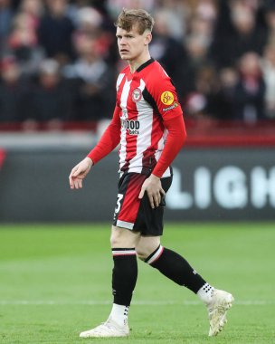 Brentford 'dan Keane Lewis-Potter Premier League maçı sırasında Brentford Nottingham Forest' a karşı Gtech Community Stadyumu, Londra, 21 Aralık 2024