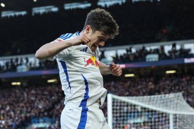 Leeds United takımından Dan James, 21 Aralık 2024 'te Leeds, İngiltere' deki Elland Road, Leeds 'de oynanan Sky Bet Şampiyonası maçında 1-0' lık galibiyet golünü kutluyor.