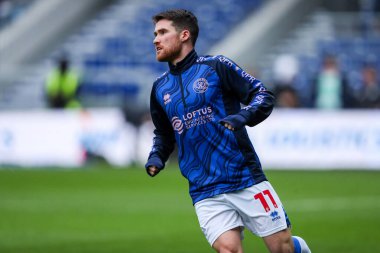 Queens Park Rangers 'dan Paul Smyth, 21 Aralık 2024' te Londra Matrade Loftus Road 'da Queens Park Rangers ve Preston North End maçından önce ısınıyor.
