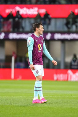 Connor Roberts of Burnley during the Sky Bet Championship match Burnley vs Watford at Turf Moor, Burnley, United Kingdom, 21st December 2024 clipart