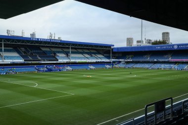 A general view of Matrade Loftus Road prior to the Sky Bet Championship match Queens Park Rangers vs Preston North End at Matrade Loftus Road, London, United Kingdom, 21st December 2024 clipart