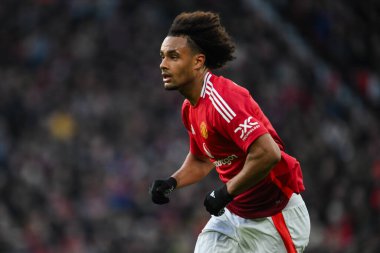 Manchester United 'ın 22 Aralık 2024' te Old Trafford, Manchester, İngiltere 'de oynadığı Premier League maçında Joshua Zirkzee ile karşı karşıya geldi.