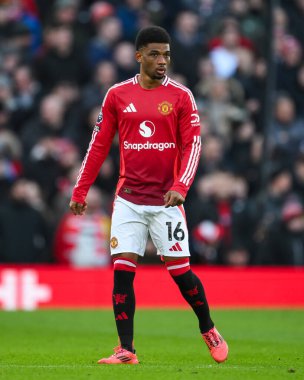 Manchester United 'ın 22 Aralık 2024' te Old Trafford, Manchester, İngiltere 'de oynadığı Premier League maçında Amad Diallo ile Bournemouth karşı karşıya geldi.