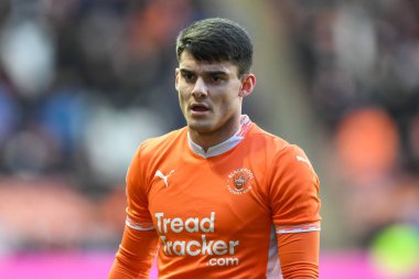 Blackpool 'dan Rob Apter 21 Aralık 2024' te Bloomfield Road, Blackpool 'da Blackpool-Stevenage maçında
