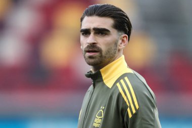 Nottingham Ormanı 'ndan Jota Silva, Premier League karşılaşması öncesinde Londra' nın Gtech Community Stadyumu 'nda Brentford Nottingham Ormanı' na karşı 21 Aralık 2024 'te geldi.